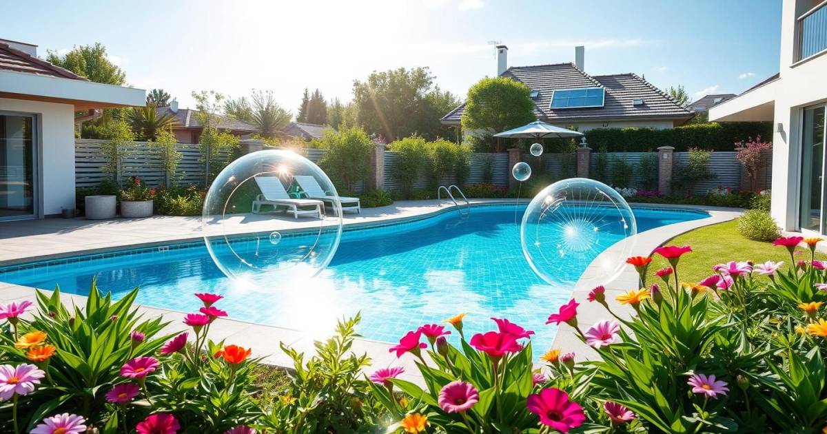 Les bulles solaires : La solution écologique pour chauffer votre piscine en 2024